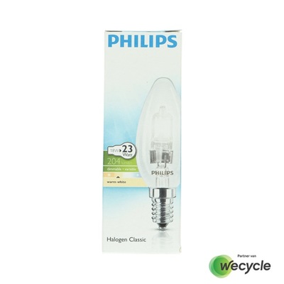 Philips Halogen Classic kaarslamp E14/18W (23W)