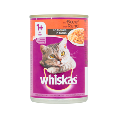 Whiskas met Rund in Saus 1+ Jaar
