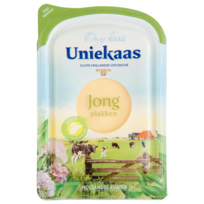 Uniekaas Goudse kaas jong gesneden 48+