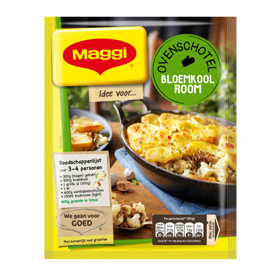 Maggi Ovenschotel bloemkool-room