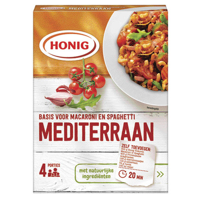 Honig Mix macaroni en spaghetti mediterraan