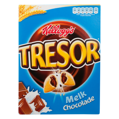 Kelloggs Tresor melkchocolade ontbijtgranen