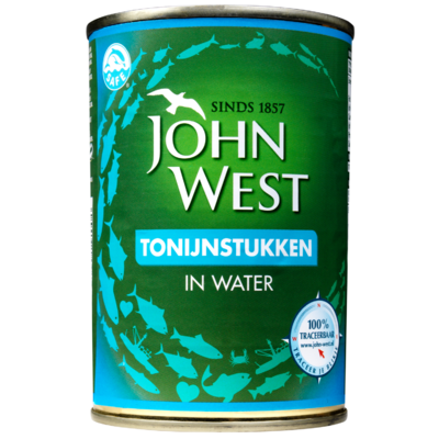 John West Tonijnstukken in water