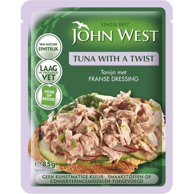 John West Tuna with a twist French dressing