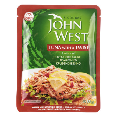 John West Tuna with a twist gedroogde tomaat