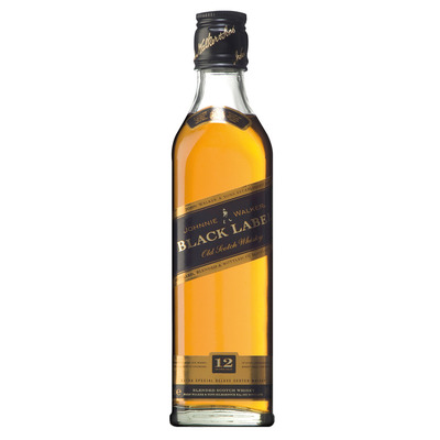 Johnnie Walker Black label old Scotch whisky 12 years