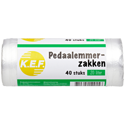 Kef Pedaalemmerzakken 20 liter