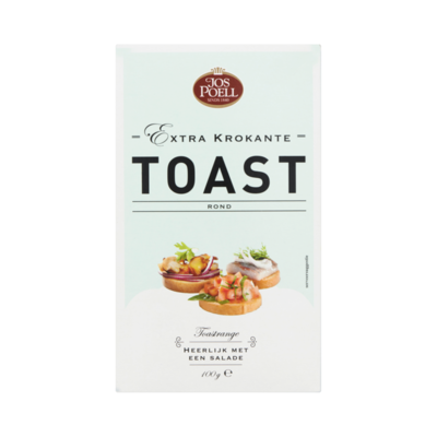 Jos Poell Extra Krokante Toast Rond