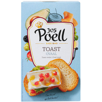 Jos Poell Traditionele toast ovaal