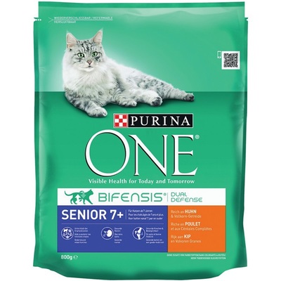 Purina ONE Kattenvoer Senior Rijk Aan Kip En Granen