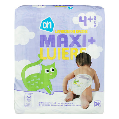 Huismerk Luiers maxi plus 4+
