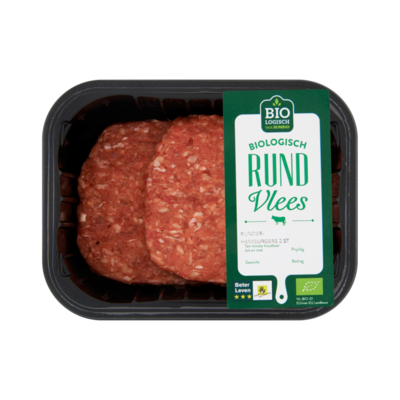 Huismerk Biologisch Rundvlees Runderhamburgers 2 Stuks
