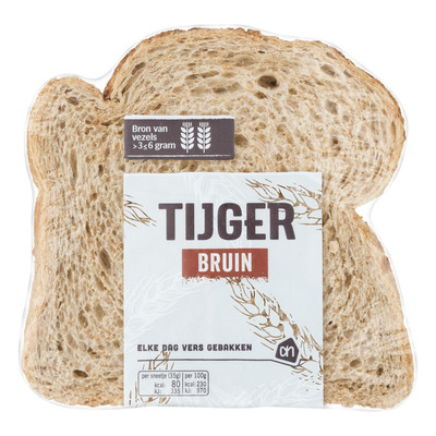 Huismerk Tijger bruin half