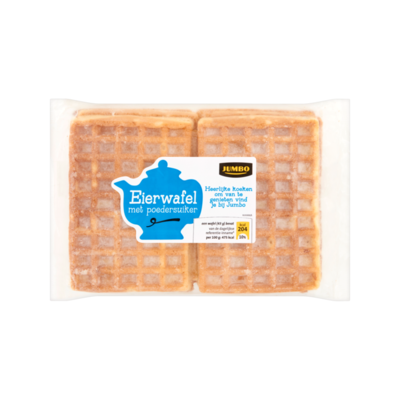 Huismerk Eierwafel met Poedersuiker
