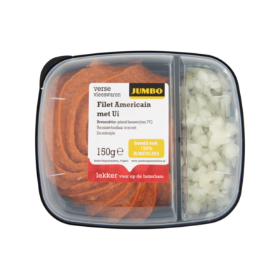 Huismerk Filet Americain met Ui