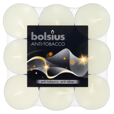 Bolsius Aromatic Geurtheelichten Anti-Tabacco 18 Stuks