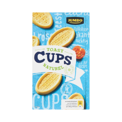 Huismerk Toast Cups Naturel