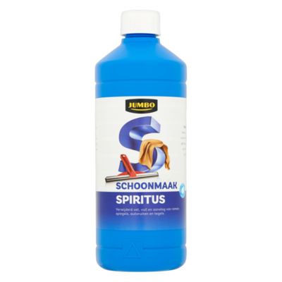 schoonmaken met spiritus
