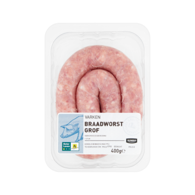 Huismerk Varken Braadworst Grof