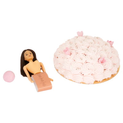 Huismerk Prinsessentaart met Prinsessenpopje