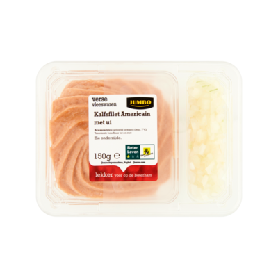 Huismerk Kalfsfilet Americain met Ui