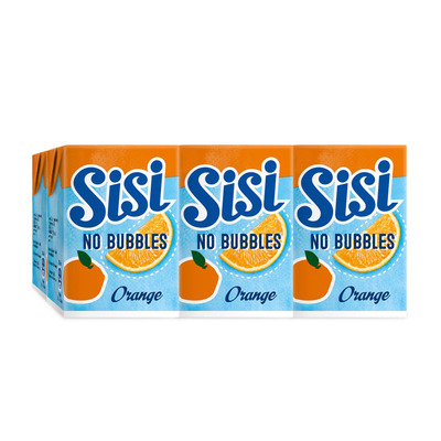 Sisi No Bubbles orange 6-pack