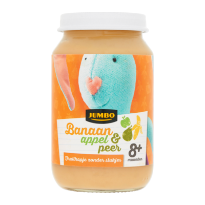 Huismerk Banaan Appel & Peer 8+ Maanden