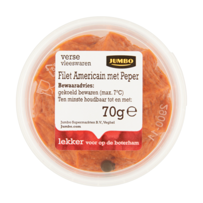 Huismerk Verse Vleeswaren Filet Americain met Peper