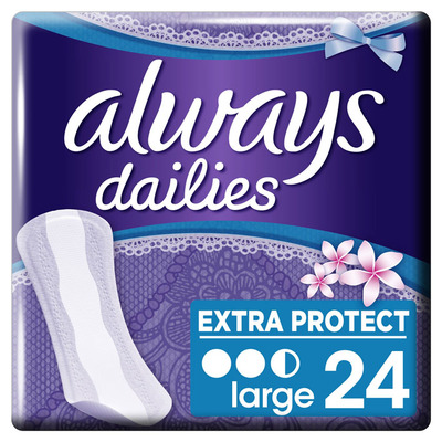 Always Dailies large fresh inlegkruisjes