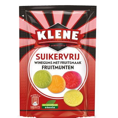 Klene Fruitmunten suikervrij