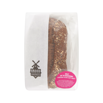 Huismerk Oerbrood Dubbel Donker Zelf Thuis Afbakken