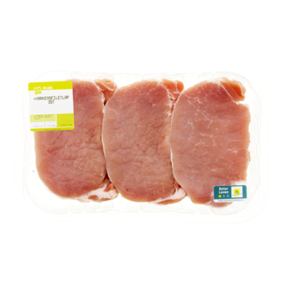 Huismerk Varkensfiletlapjes 3 stuks