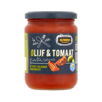 Huismerk Olijf & Tomaat Pastasaus