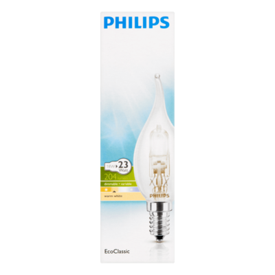 Philips EcoClassic Lamp Warm White 18W E