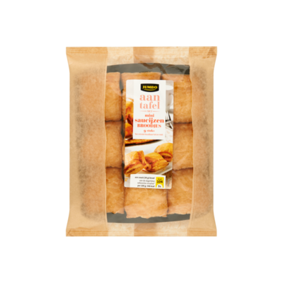 Huismerk aan Tafel met Mini Saucijzen Broodjes