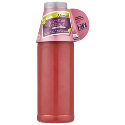 Huismerk Moment Smoothie appel-aardbei-banaan