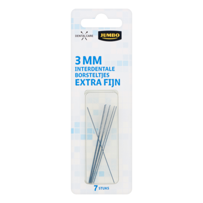 Jumbo Dental Care 3 mm Interdentale Borsteltjes Extra Fijn