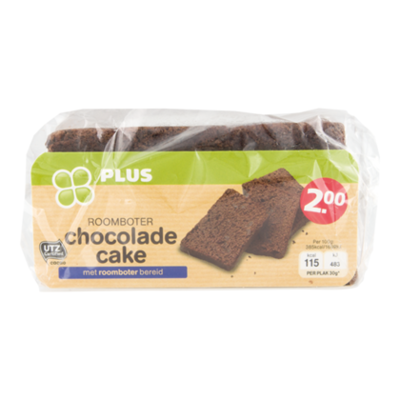 Huismerk Chocolade cake
