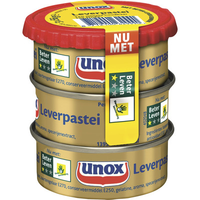 Unox Blik leverpastei