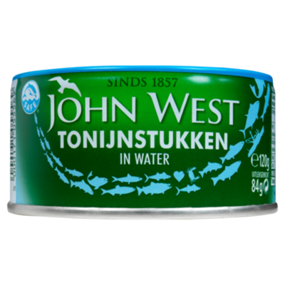 John West Tonijnstukken in water