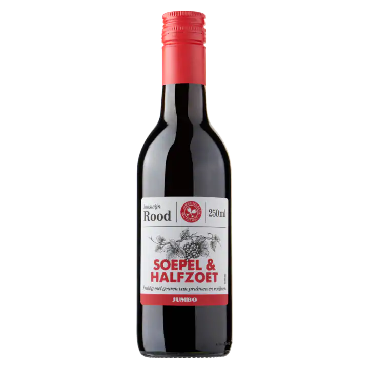 Huismerk Huiswijn Rood Soepel & Halfzoet