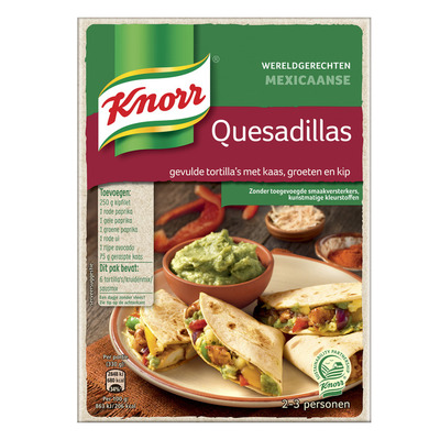 Knorr Wereldgerechten quesadillas