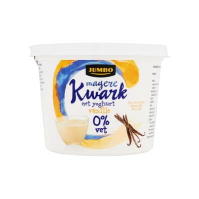Huismerk Magere Kwark met Yoghurt Vanille 0% Vet