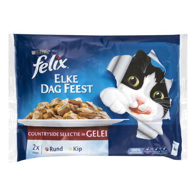Felix Elke dag feest malse reepjes vlees