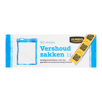 Huismerk Vershoudzakken Allerslimste Koop 1 Liter