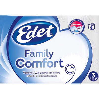 Edet Family comfort toiletpapier 3-laags