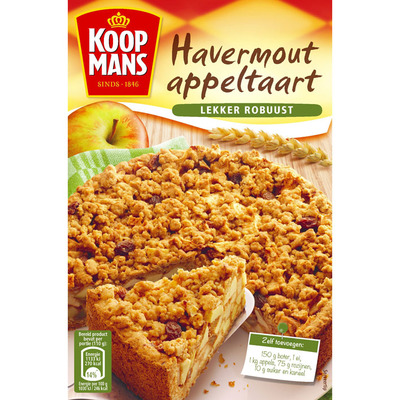 Koopmans Havermout appeltaart