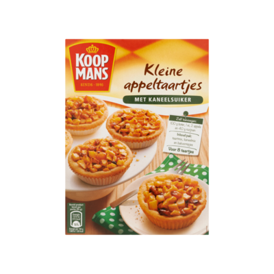 Koopmans Mix voor Kleine Appeltaartjes met Kaneelsuiker