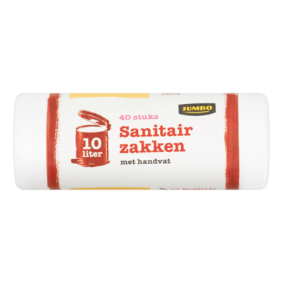 Jumbo Sanitairzakken 10 L