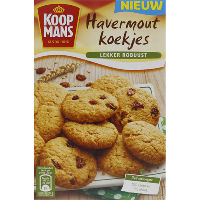 Koopmans Mix voor havermoutkoekjes